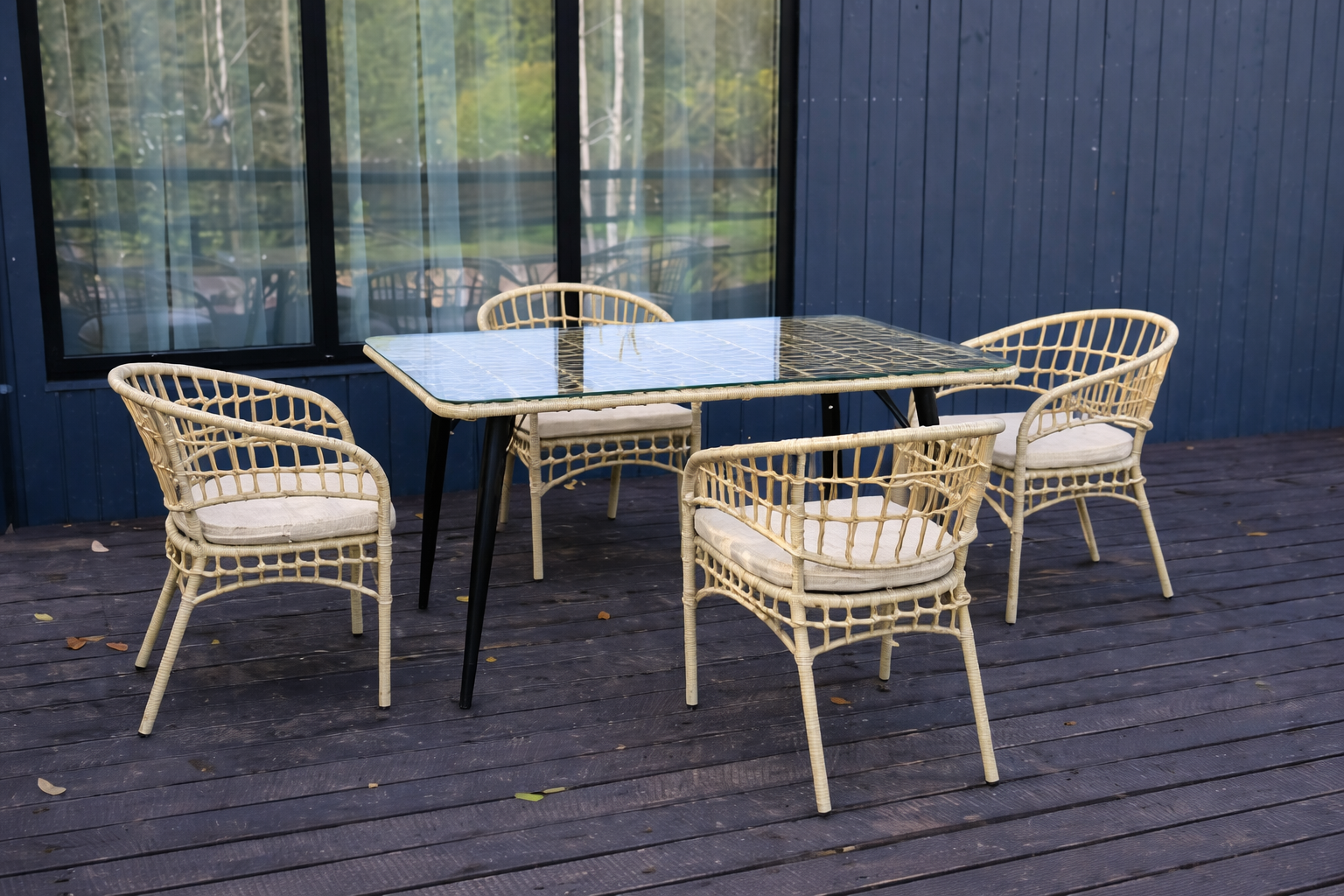 Мебель из искусственного ротанга для дома, балкона и террасы